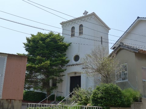 ＜日本基督教団下関丸山教会（旧日本メソヂスト下関教会）会堂＞画像